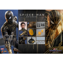 Hot Toys MMS 604 Spider-Man : No Way Home – Black & Gold Suit