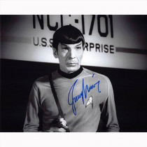 Autografo  Leonard Nimoy - Star Trek 8 Foto 20x25