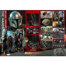 Hot Toys Star Wars QS 017 The Mandalorian & The Child 1/4 Deluxe Ed.Disponibile