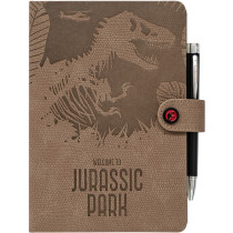 Quaderno A5 Jurassic Park con penna luminosa