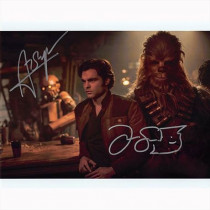 Autografo Alden Ehrenreich & Joonas Suotamo - Star Wars Solo Foto 20x25