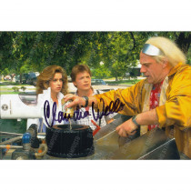 Autografo Claudia Wells 2 Ritorno al Futuro Foto  20x25: