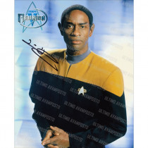 Autografo Tim Russ Star Trek Voyager 2 Foto 20x25