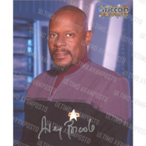 Autografo Avery Brooks Star Trek DS9 Foto 20x25  