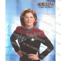 Autografo Kate Mulgrew  Star Trek Voyager 3 Foto 20x25