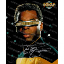 Autografo LeVar Burton Star Trek 3 Foto 20X25
