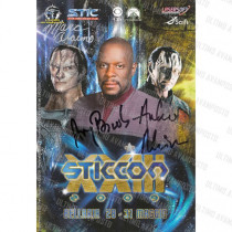 Libro Sticcon XXIII Anno 2009 autografato da Avery Brooks, Marc Alaimo e Andrew Robinson