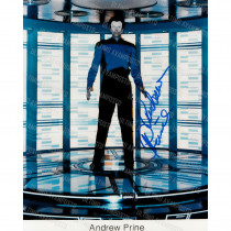 Autografo Andrew Prine Star Trek Foto 20x25