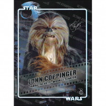 Autografo John Coppinger Star Wars Senatore Wookiee 2 Foto 20x25