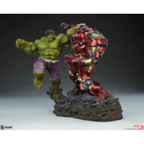 SIDESHOW Marvel Maquette Hulk vs Hulkbuster 50 cm