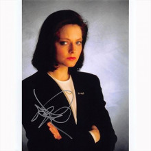 Autografo Jodie Foster Il Silenzio degli Innocenti Foto 20x25