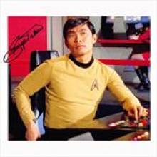 Autografo George Takei 2- Star Trek Foto 20x25