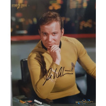 Autografo William Shatner Star Trek 4 Foto 20x25
