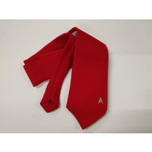 Star Trek cravatta Ingegneria rossa con logo ricamato 