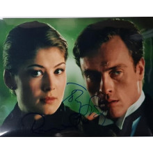 Autografo Toby Stephens Rosamund Mary Pike JAMES BOND DIE ANOTHER DAY Foto 20x25 