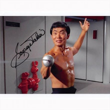 Autografo George Takei - Star Trek Foto 20x25