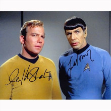 Autografo Star Trek William Shatner & Leonard Nimoy -9  Foto 20x25