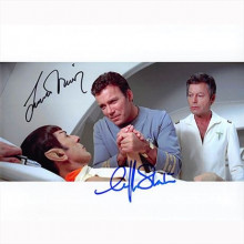 Autografo William Shatner & Leonard Nimoy - Star Trek movie Foto 20x25