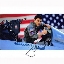 Autografo Tom Cruise - Top Gun Foto 20x25