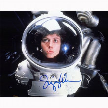 Autografo Sigourney Weaver - Alien Foto 20x25 