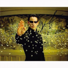Autografo Keanu Reeves - The Matrix Foto 20x25