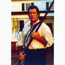 Autografo Mel Gibson - The Patriot Foto 20x25 