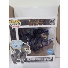 Autografo Funko Pop! Ross Mullan #60 Monted White Walker Game of The Trhone 