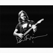 Autografo David Gilmour - Pink Floyd Foto 20x25