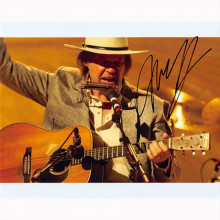 Autografo Neil Young 20x25