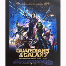Autografo Guardians of the Galaxy Cast by 13 Foto 40x50