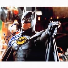  Autografo Michael Keaton 2- Batman Foto 20x25:
