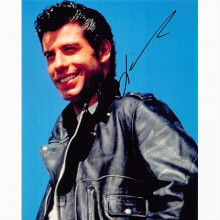 Autografo John Travolta - Grease 20x25
