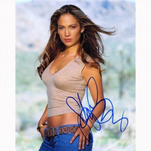 Autografo Jennifer Lopez Foto 20x25