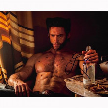 Autografo Hugh Jackman - The Wolverine Foto 20x25