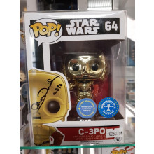 Autografo Anthony Daniels Funko Pop! Star Wars C-3PO #64 
