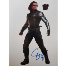 Autografo Sebastian Stan Captain America Foto 20x25