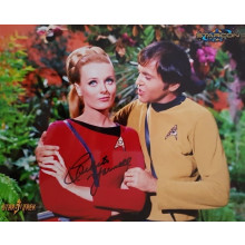 Autografo Celeste Yarnall Star Trek 2 Foto 20x25