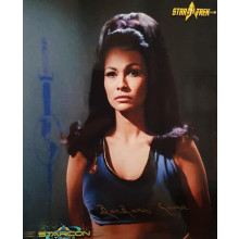 Autografo Barbara Luna Star Trek Classica Foto 20x25