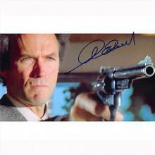 Autografo Clint Eastwood - ispettore Callaghan foto 20x25 cm
