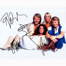Autografo ABBA Gruppo Foto 20x25