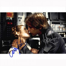 Autografo Star Wars Harrison Ford & Carrie Fisher -Foto 20x25