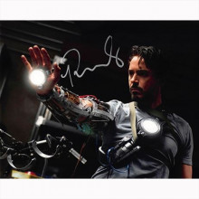 Autografo Robert Downey Jr. - Iron Man Foto 20x25