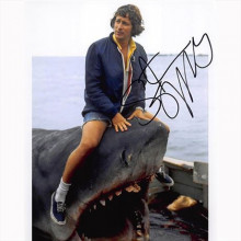 Autografo Steven Spielberg - Jaws Foto 20x25