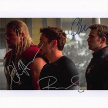 Autografo Avengers Cast 3 foto 20x25