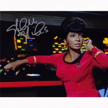 Autografo Nichelle Nichols Star Trek 3 Foto 20X253