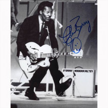 Autografo Chuck Berry -Foto 20x25