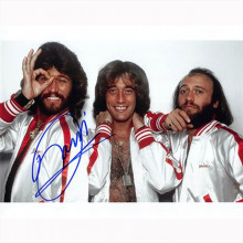 Autografo Barry Gibb - Bee Gees Foto 20x25