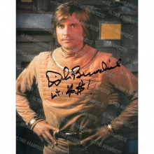Autografo   Dirk Benedict Battlestar Galactica Foto 20x25