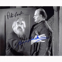 Autografo Peter Boyle & Gene Hackman - Young Frankenstein Foto 20x25