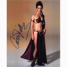 Autografo Star Wars Carrie Fisher 5 Foto 20x25